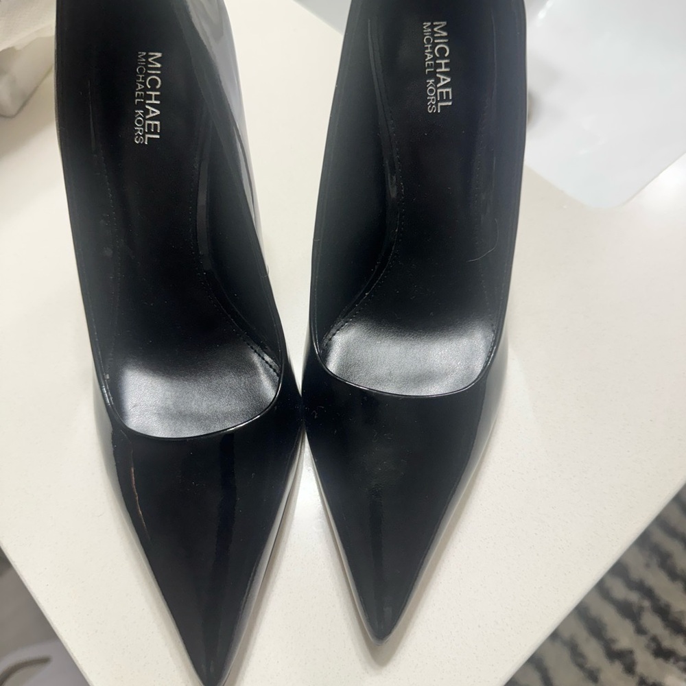 Michael Kors Glossy Black Heels